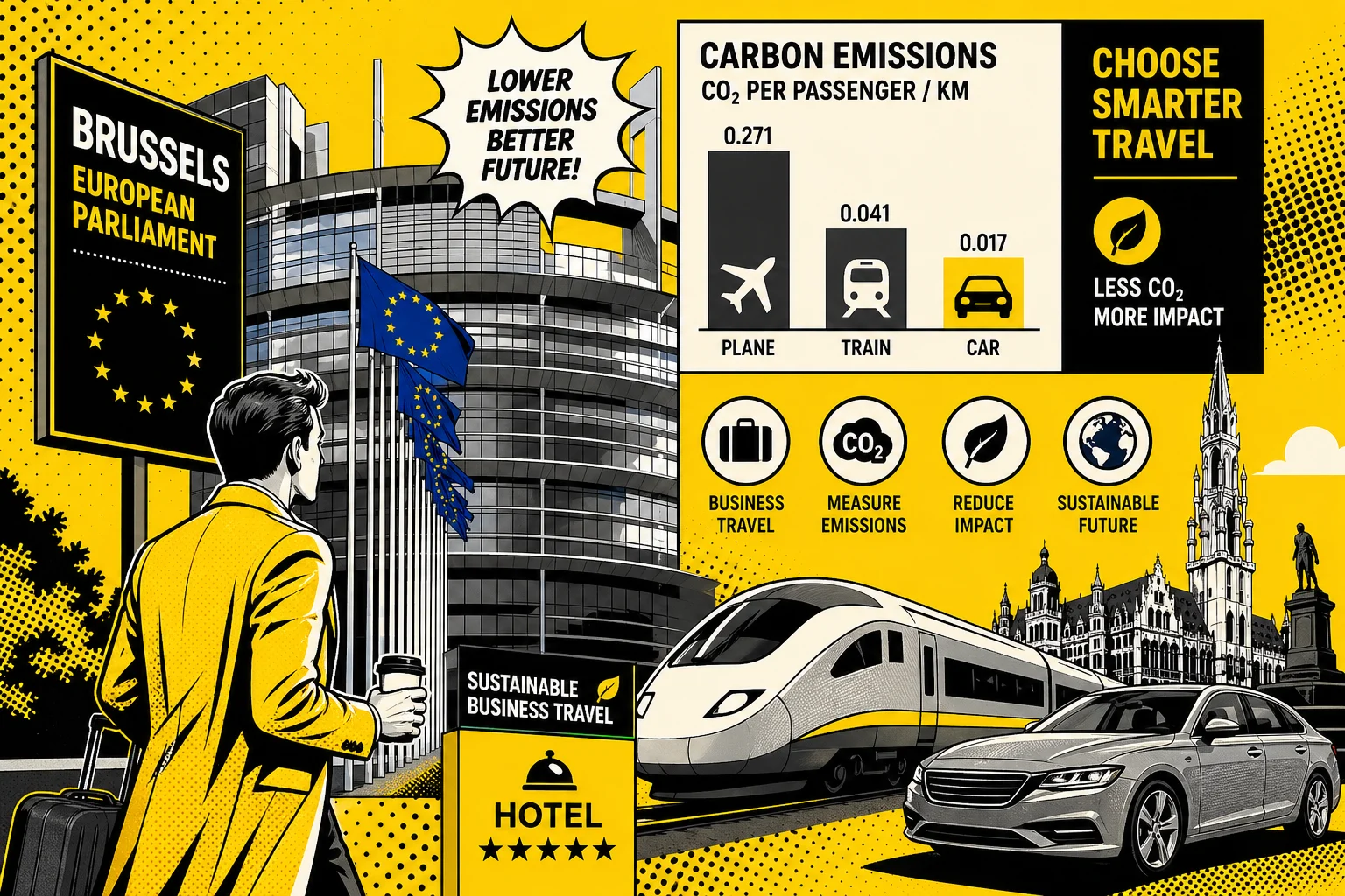 CountEmissionsEU: Einheitliche CO₂-Messung für Geschäftsreisen