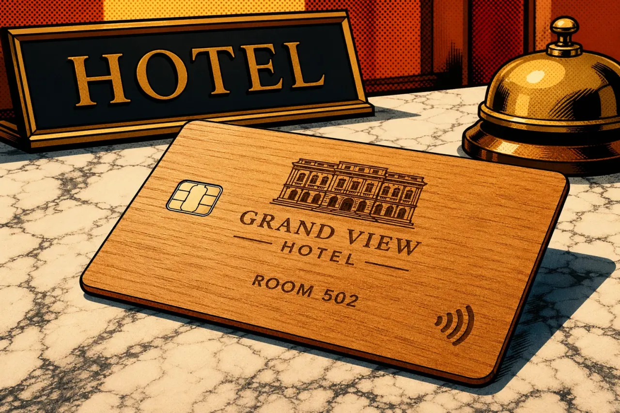 Holz statt Plastik: Warum Hotels auf Holz-Keycards setzen