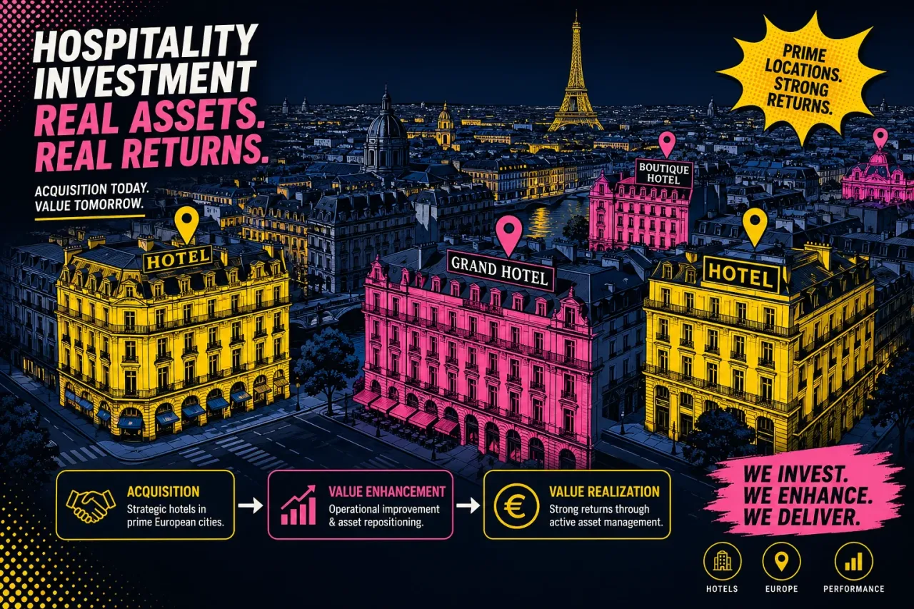 Hoteldeals in Spanien, UK und Frankreich: 50 Millionen Euro in einer Woche