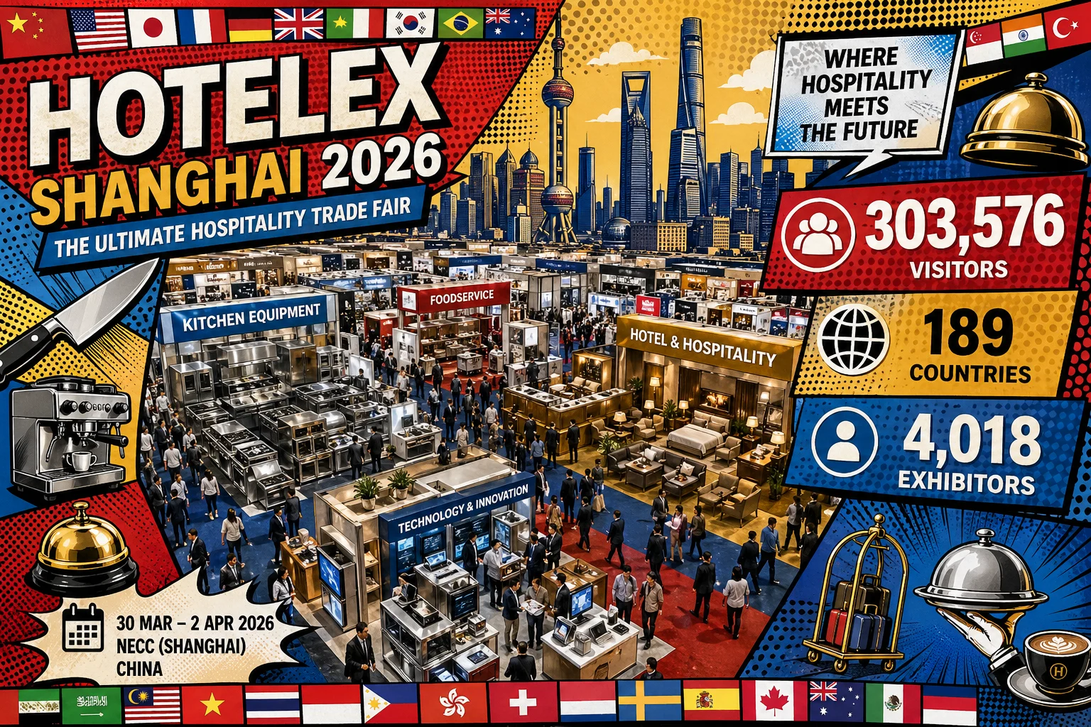 HOTELEX Shanghai 2026: Rekordmesse mit 303.000 Besuchern