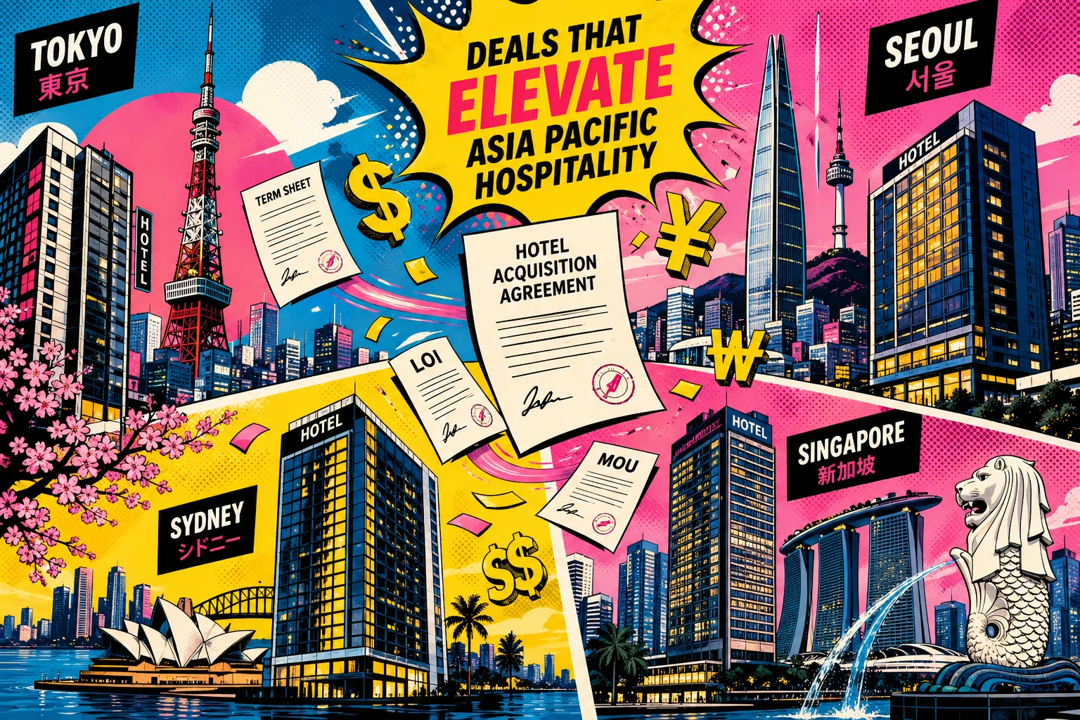 HVS Asia Pacific: Hoteldeals in Südkorea, Australien und Japan