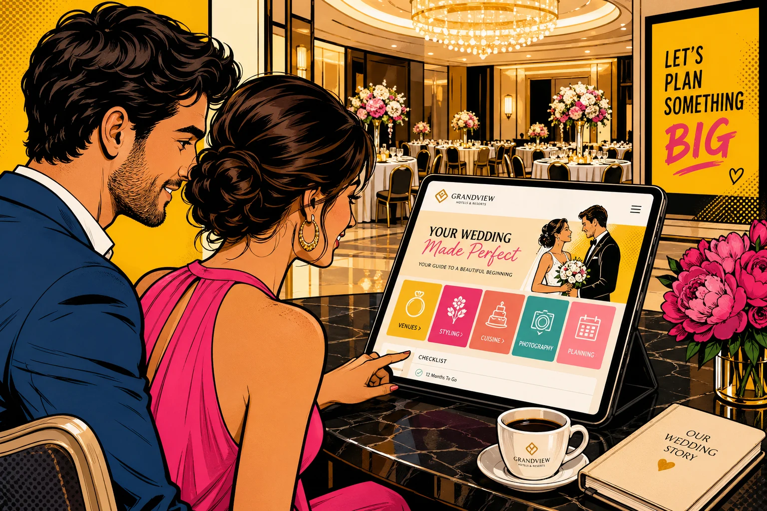 Hyatt digitalisiert Hochzeitsplanung mit KI-Guide