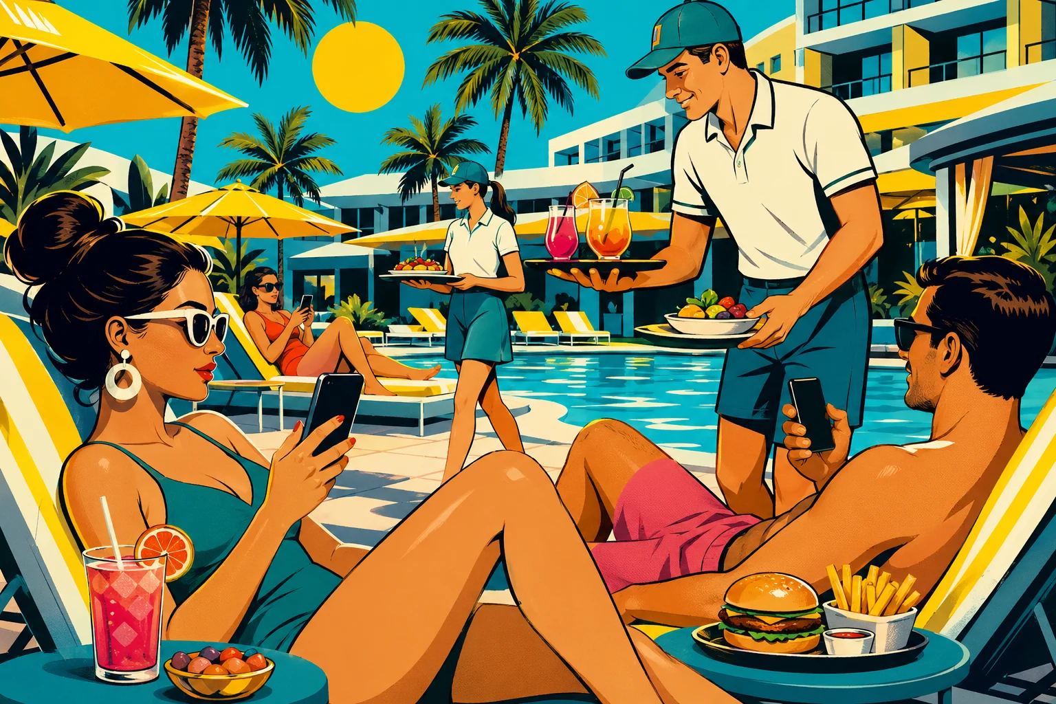 Mobile Ordering am Pool: So steigt dein F&B-Umsatz
