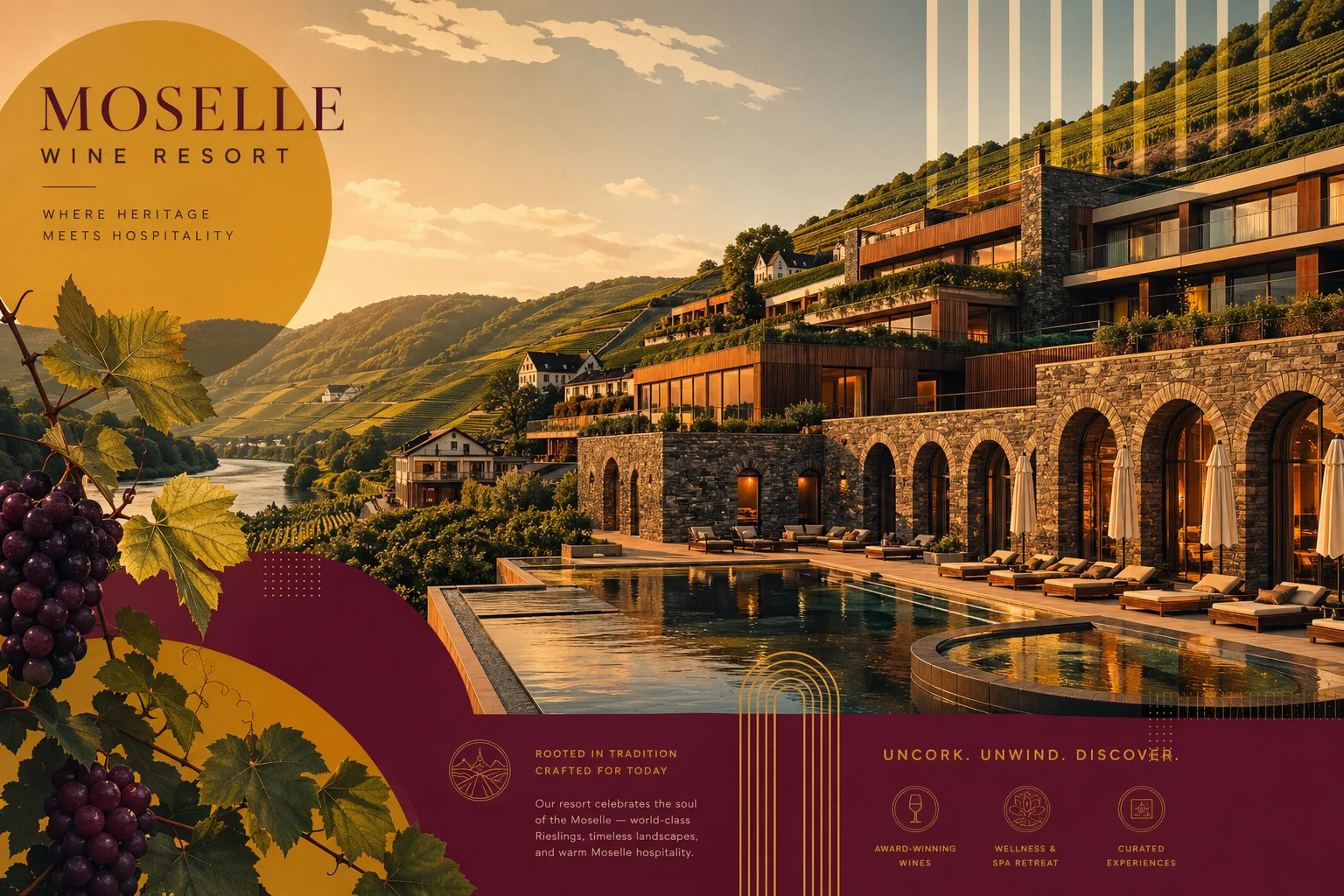 Terra Saar: Matteo Thuns Weinresort öffnet in Saarburg