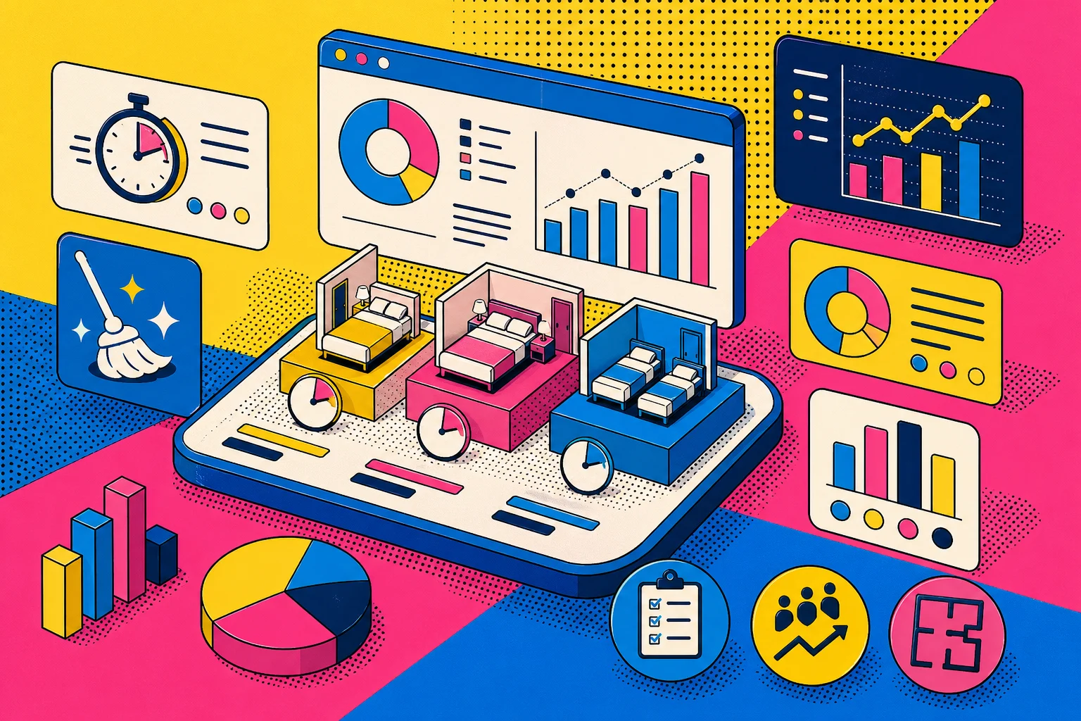 Time-per-Room berechnen: Reinigungs-Effizienz im Hotel mit Benchmarks