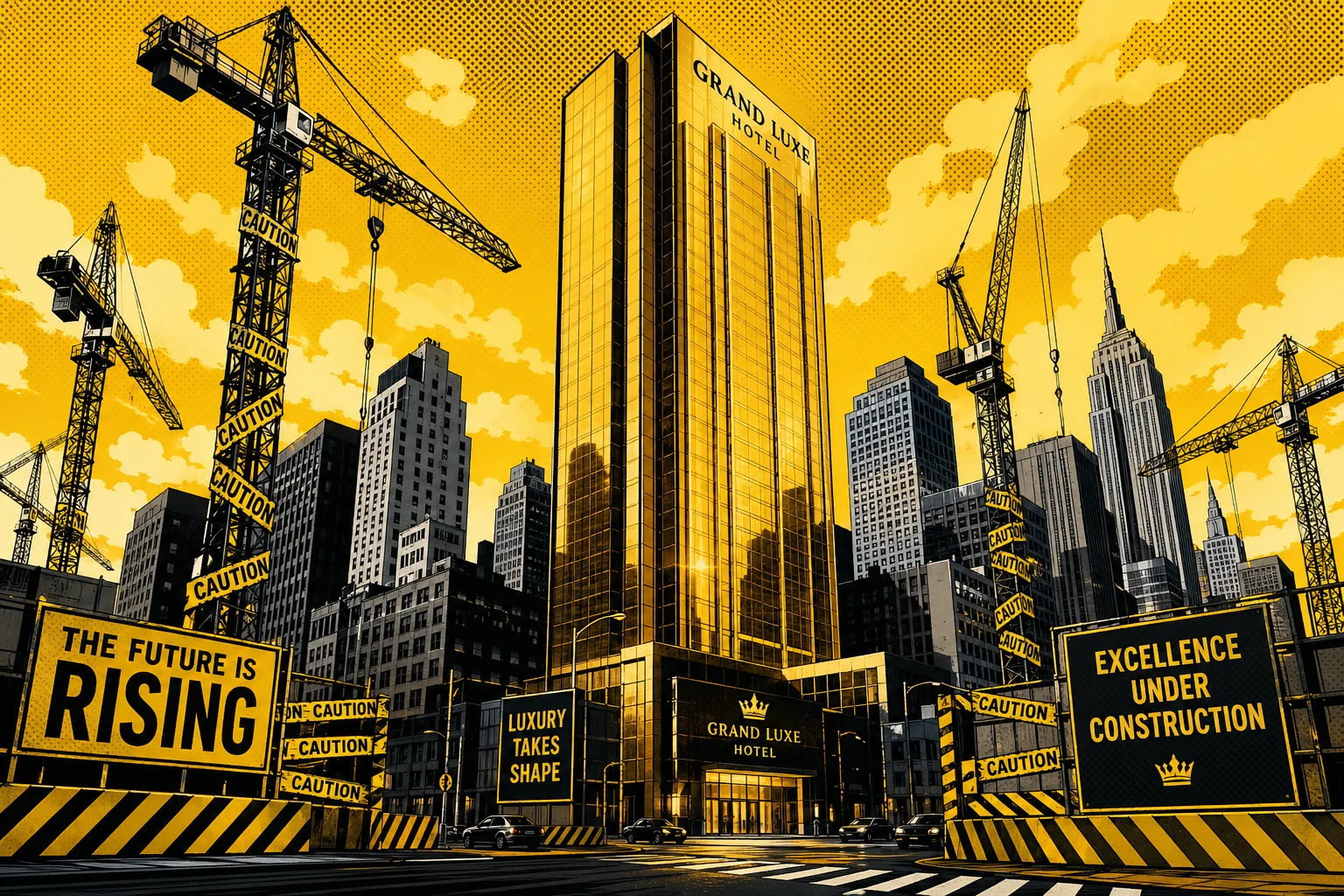 US-Hotelbau: 15 Monate in Folge rückläufig