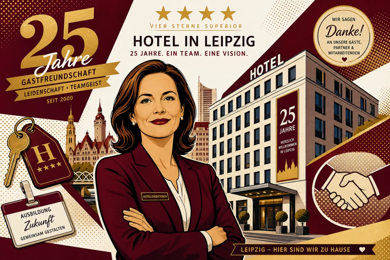 25 Jahre Victor's Residenz Hotel Leipzig: Eine Stadthotel-Institution