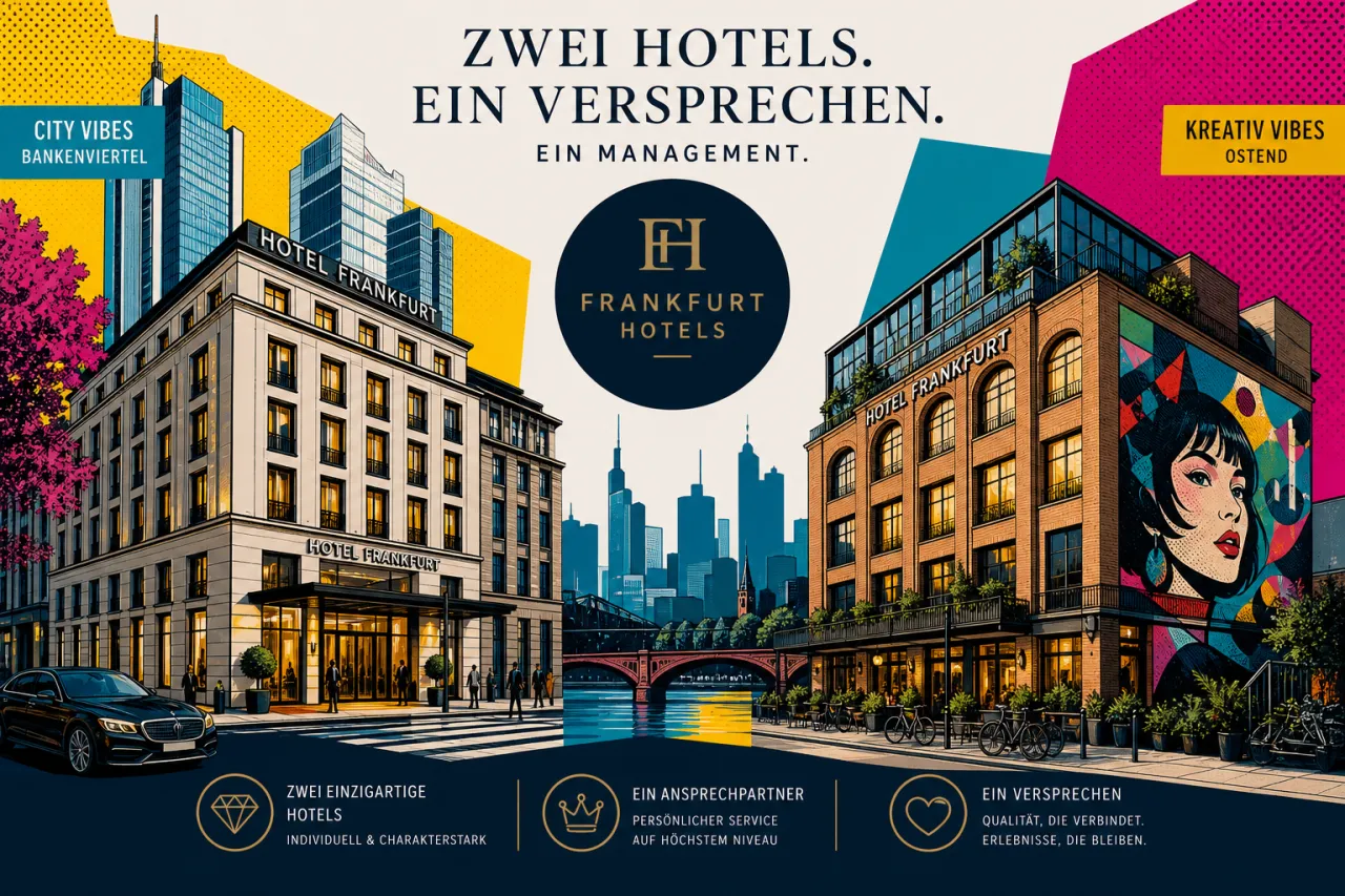Zwei 25hours Hotels in Frankfurt mit neuer gemeinsamer Leitung