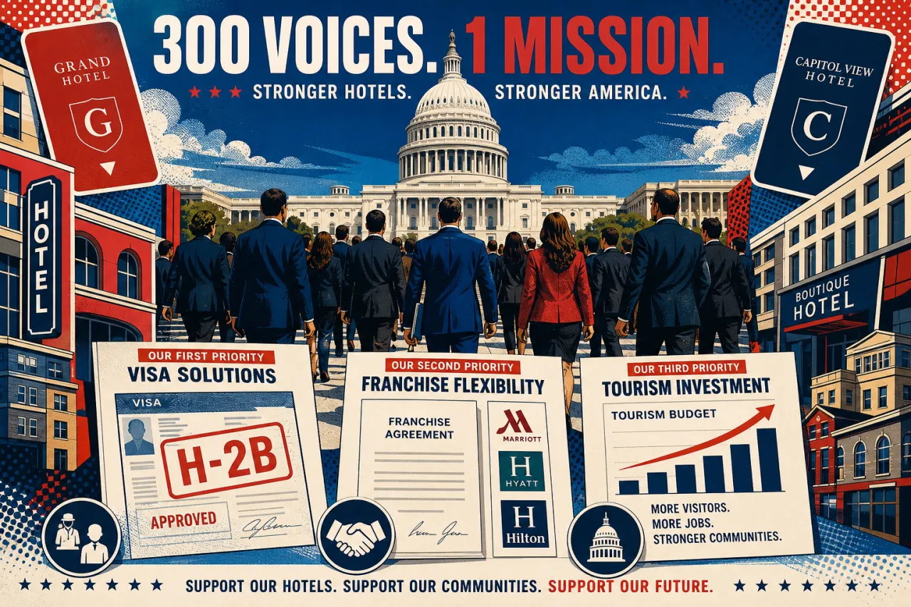 300 Hoteliers stürmen Washington: Das fordert die AHLA