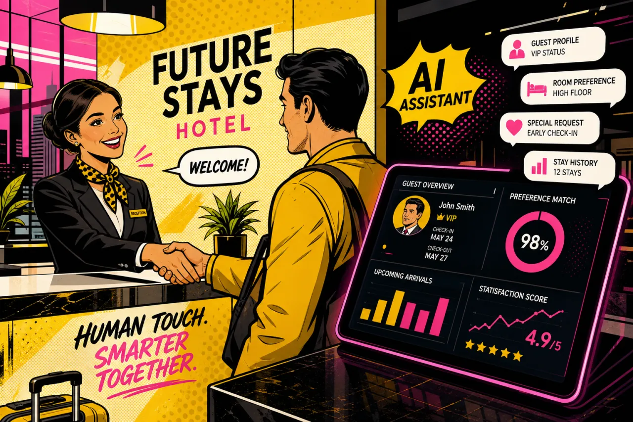 98 % der Hoteliers nutzen KI – aber der Check-in bleibt menschlich