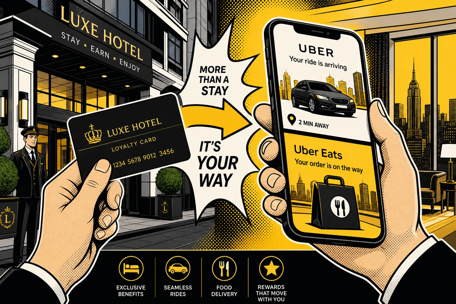 Accor und Uber: Punkte sammeln auf Fahrt und Bestellung