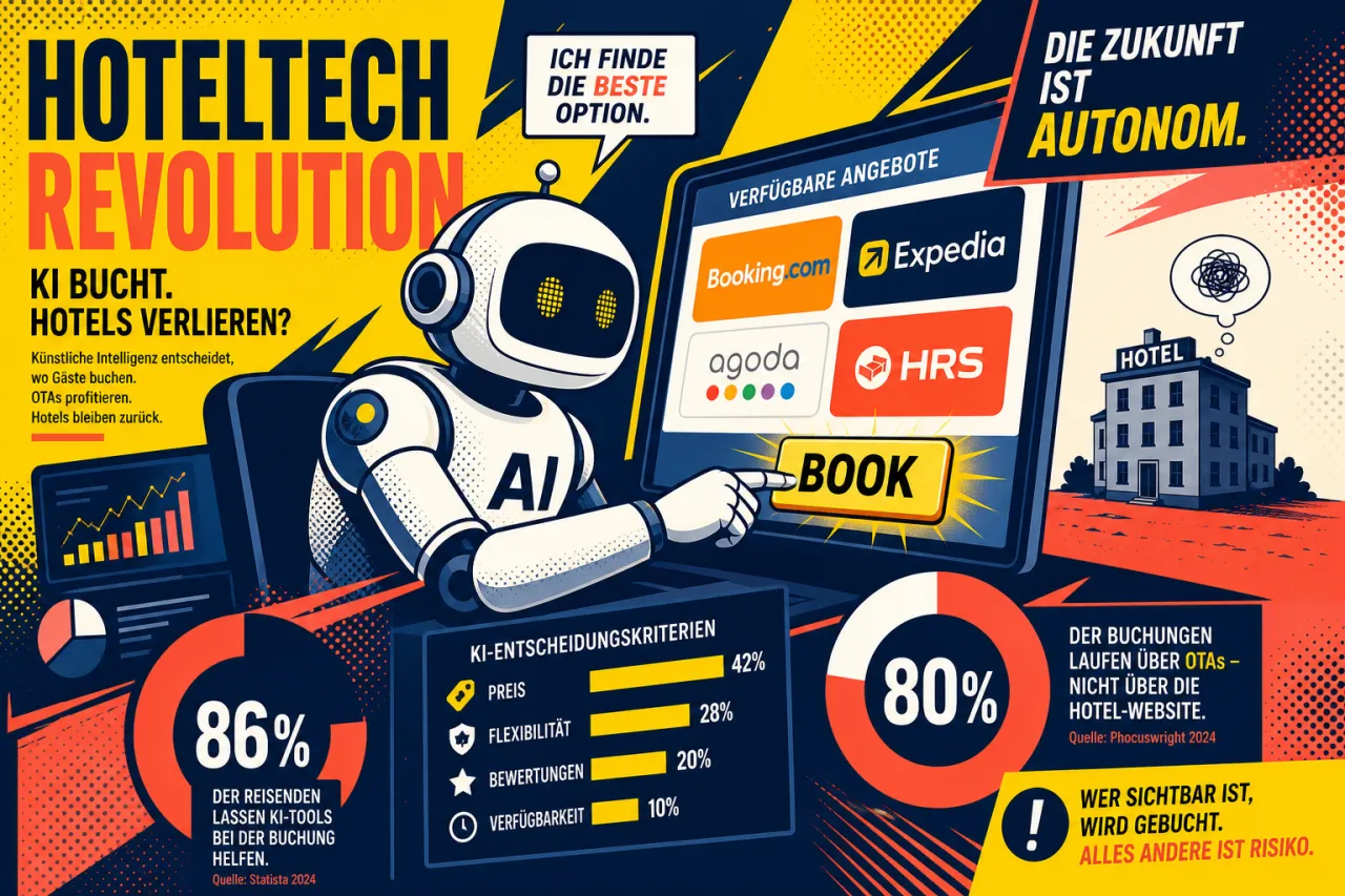 Agentic AI stärkt OTAs statt Hotels