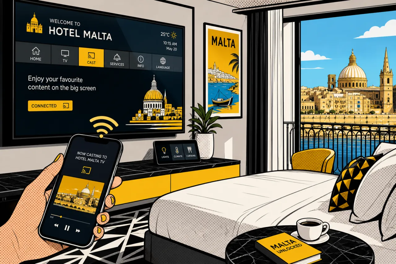 AX Hotels setzt weiter auf Nonius TV+ in Malta