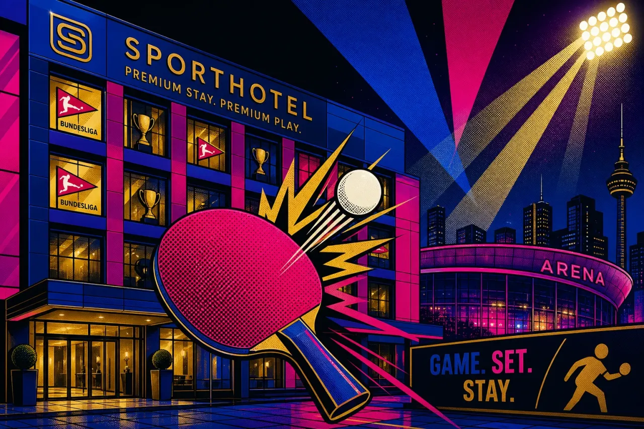 B'mine Hotel: Offizieller Partner der Tischtennis Bundesliga