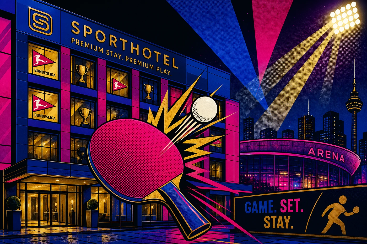 B'mine Hotel: Offizieller Partner der Tischtennis Bundesliga