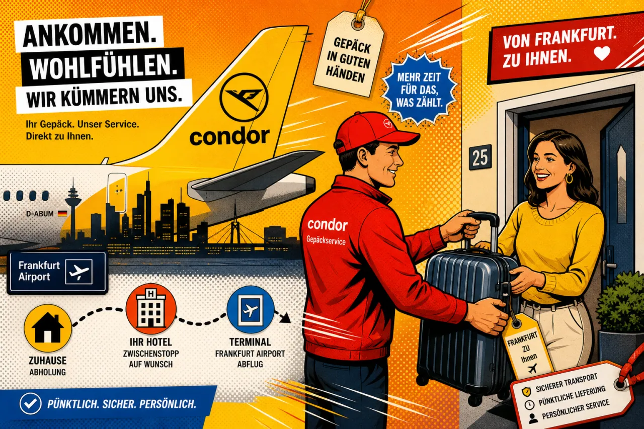 Condor testet Gepäckabholung ab Frankfurt