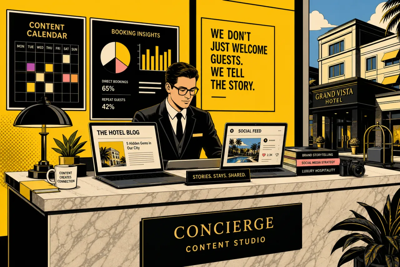 Content Marketing für Hotels: Mehr Direktbuchungen, weniger OTA