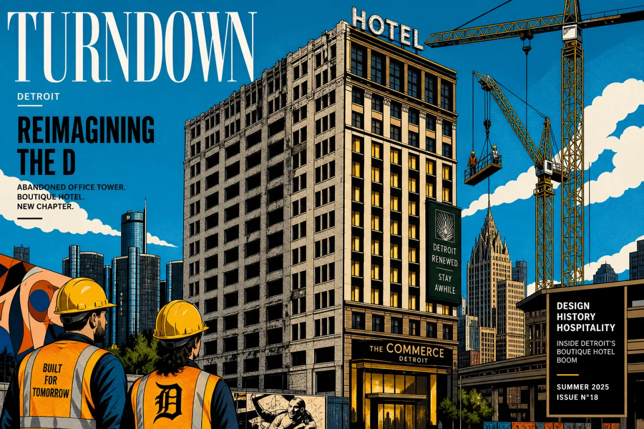 Detroit: 3.000 fehlende Hotelzimmer, 12 % leere Büros