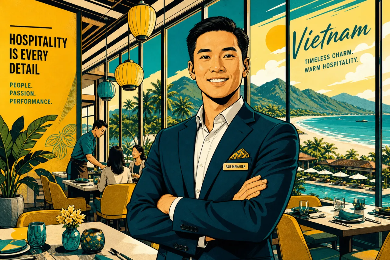 Duc Cao wird F&B Manager im Danang Marriott Resort & Spa