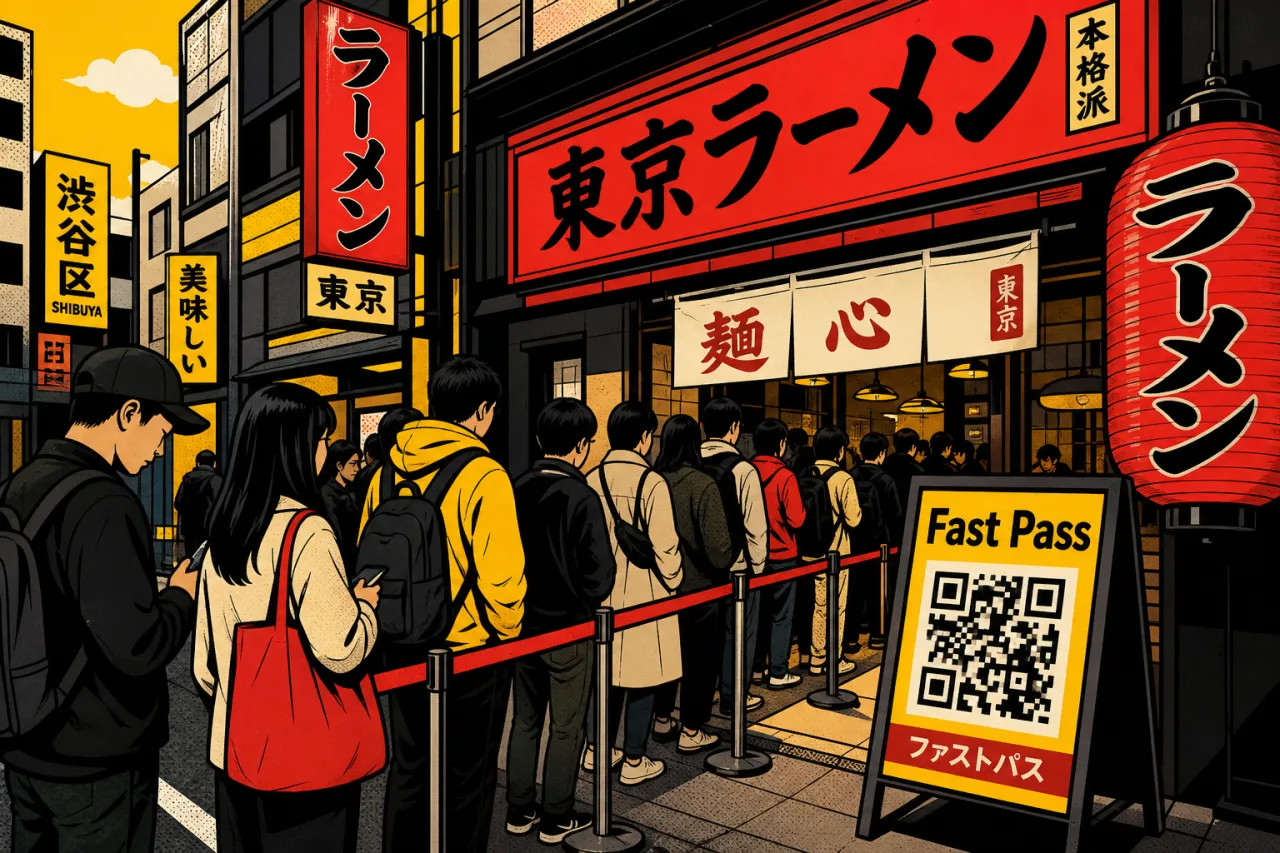 Fast Pass fürs Restaurant: Japans neues Warteschlangen-Modell