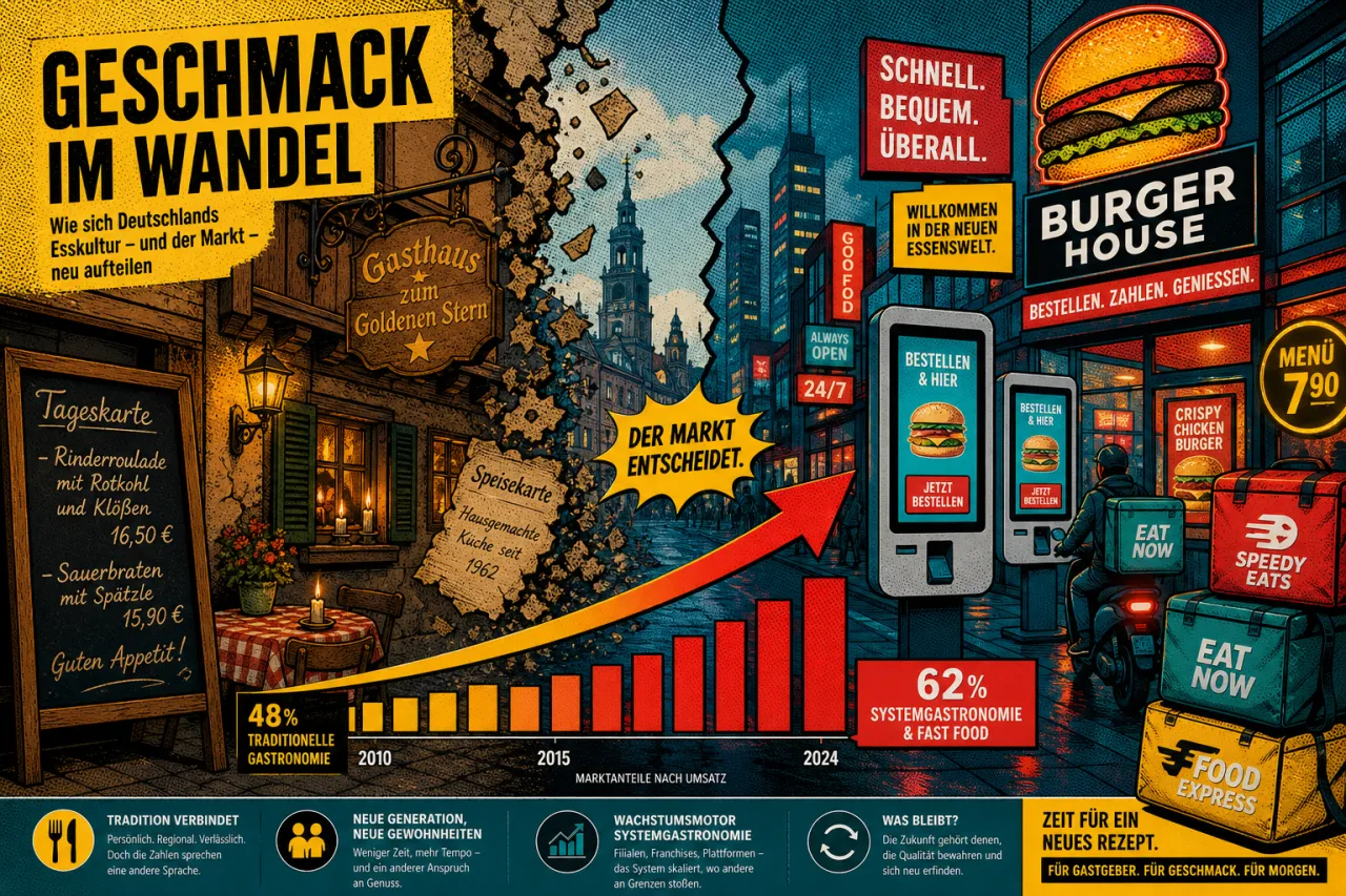 Fastfood boomt – die Gastronomie verliert Anschluss