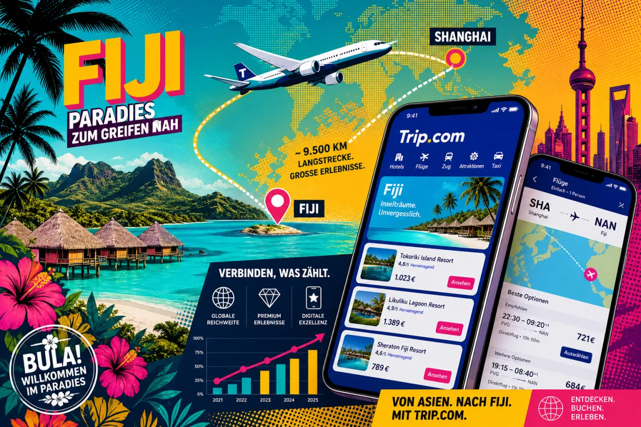 Fiji setzt auf Asien und Trip.com