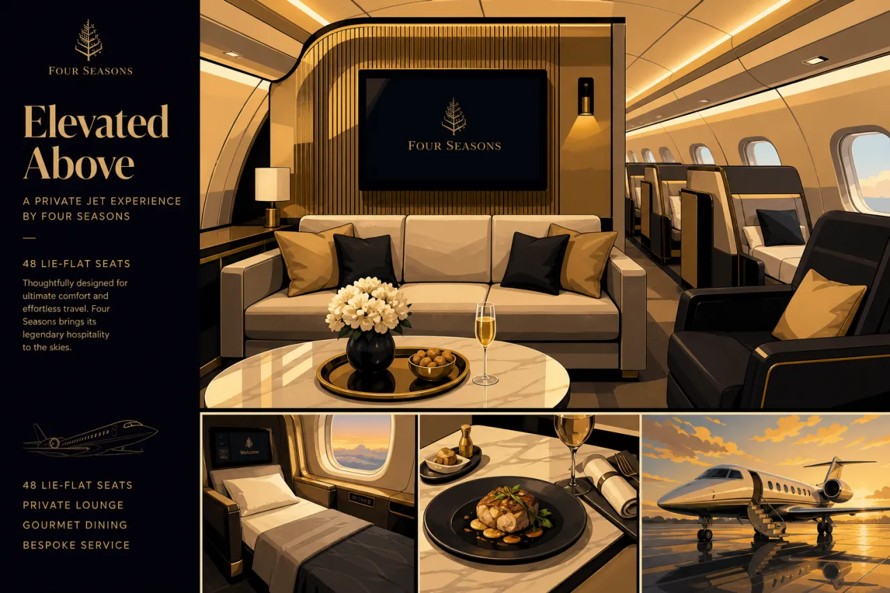 Four Seasons Private Jet 2028: Neue Routen, neue Hotels