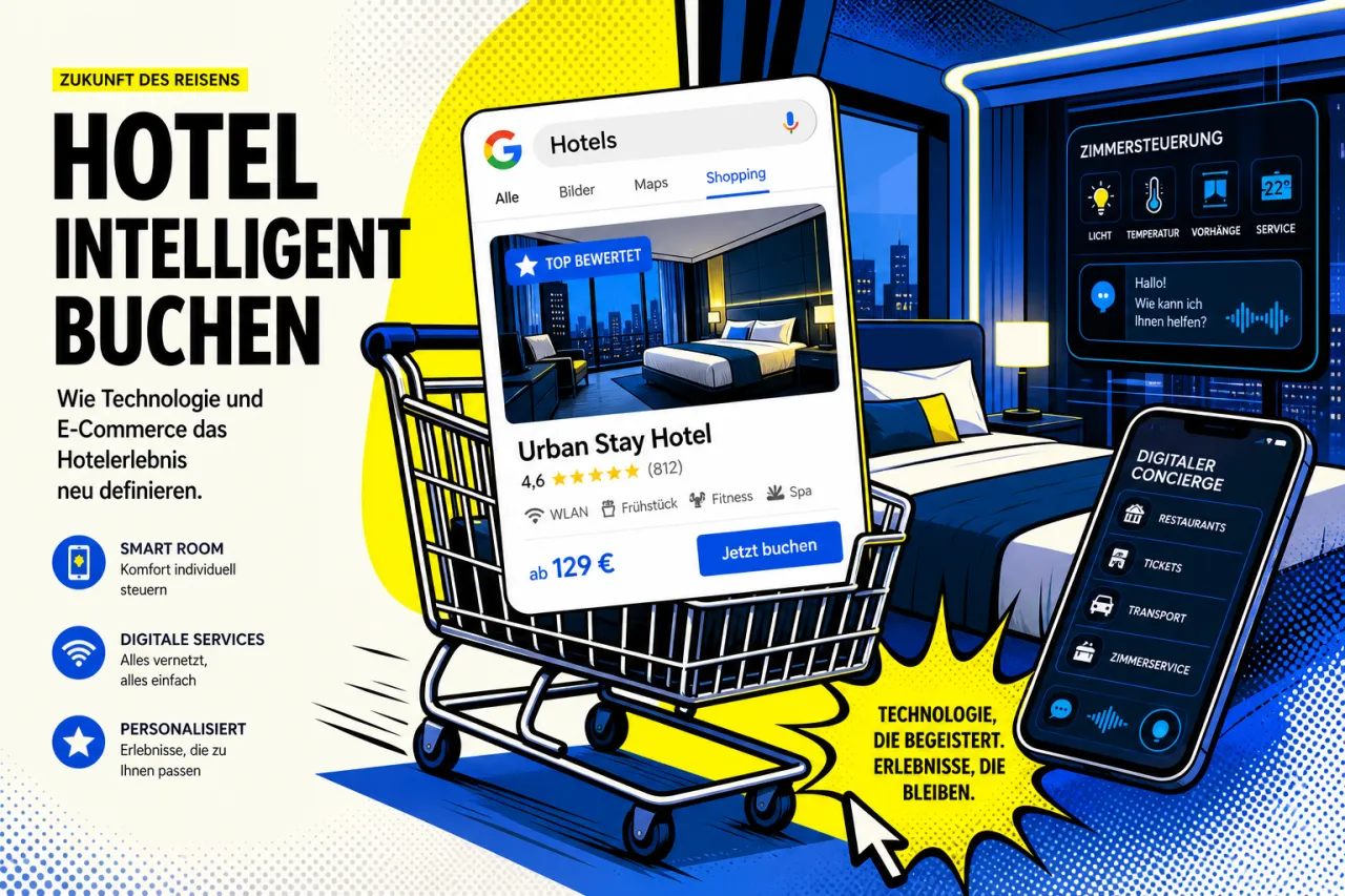 Google packt Hotels in den Warenkorb