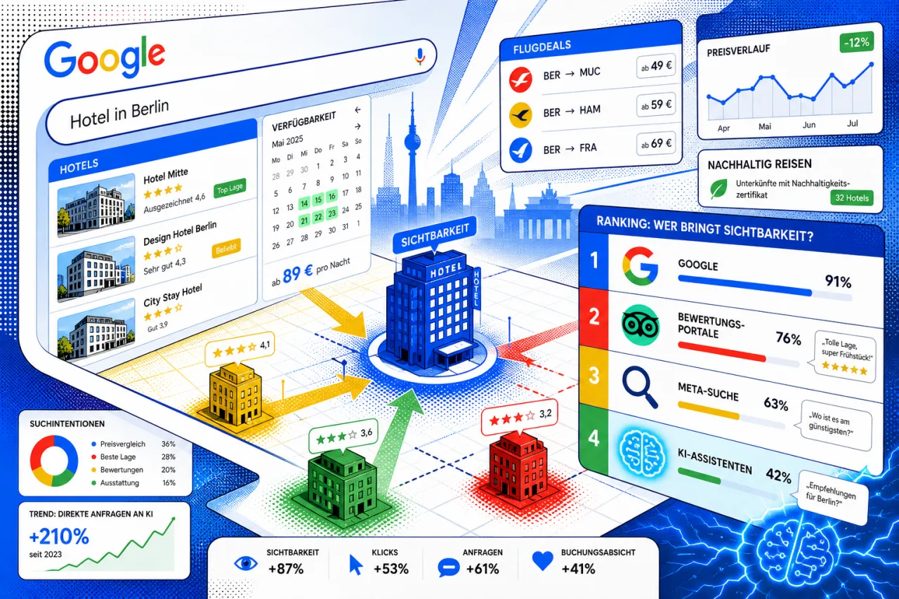 Google verschiebt die Macht in der Reiseplanung