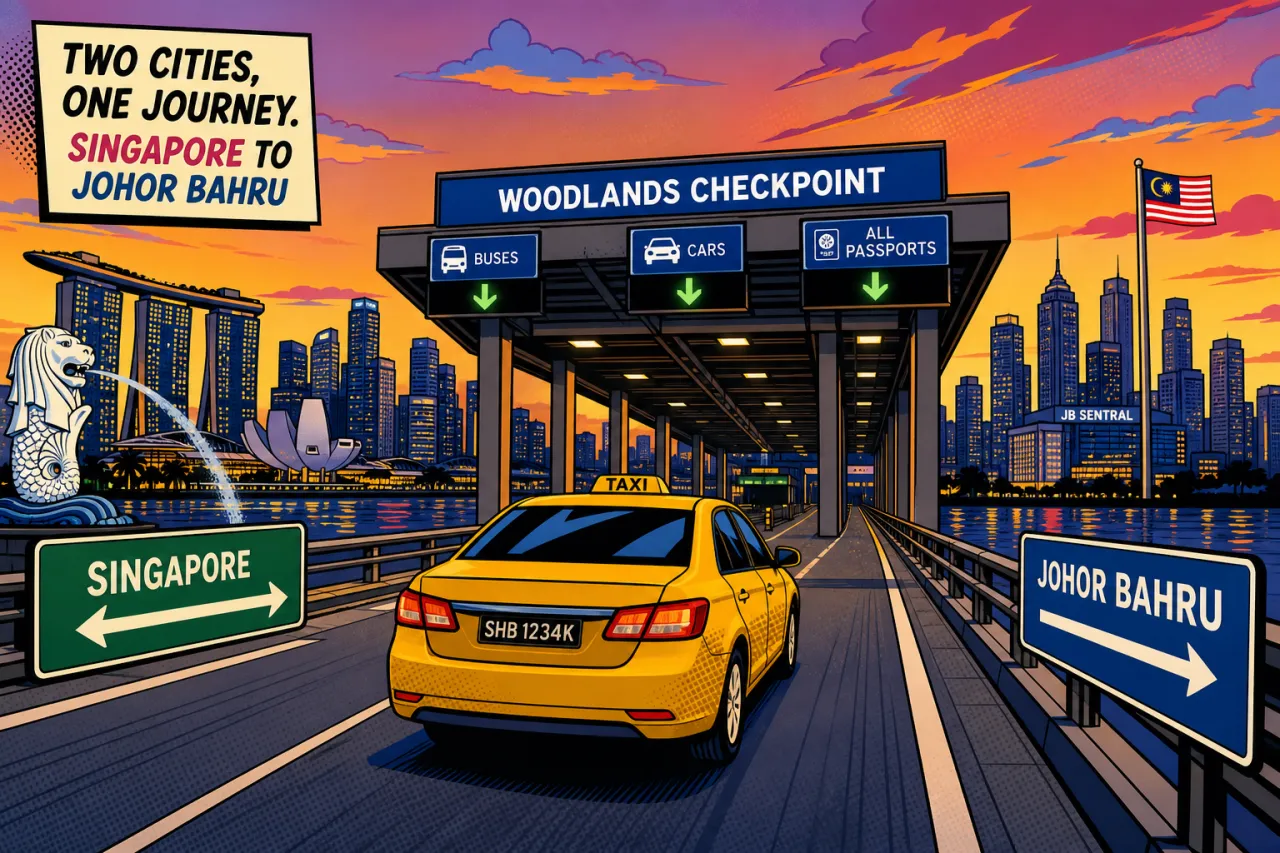 Grab startet grenzüberschreitenden Taxi-Service zwischen Singapur und Malaysia