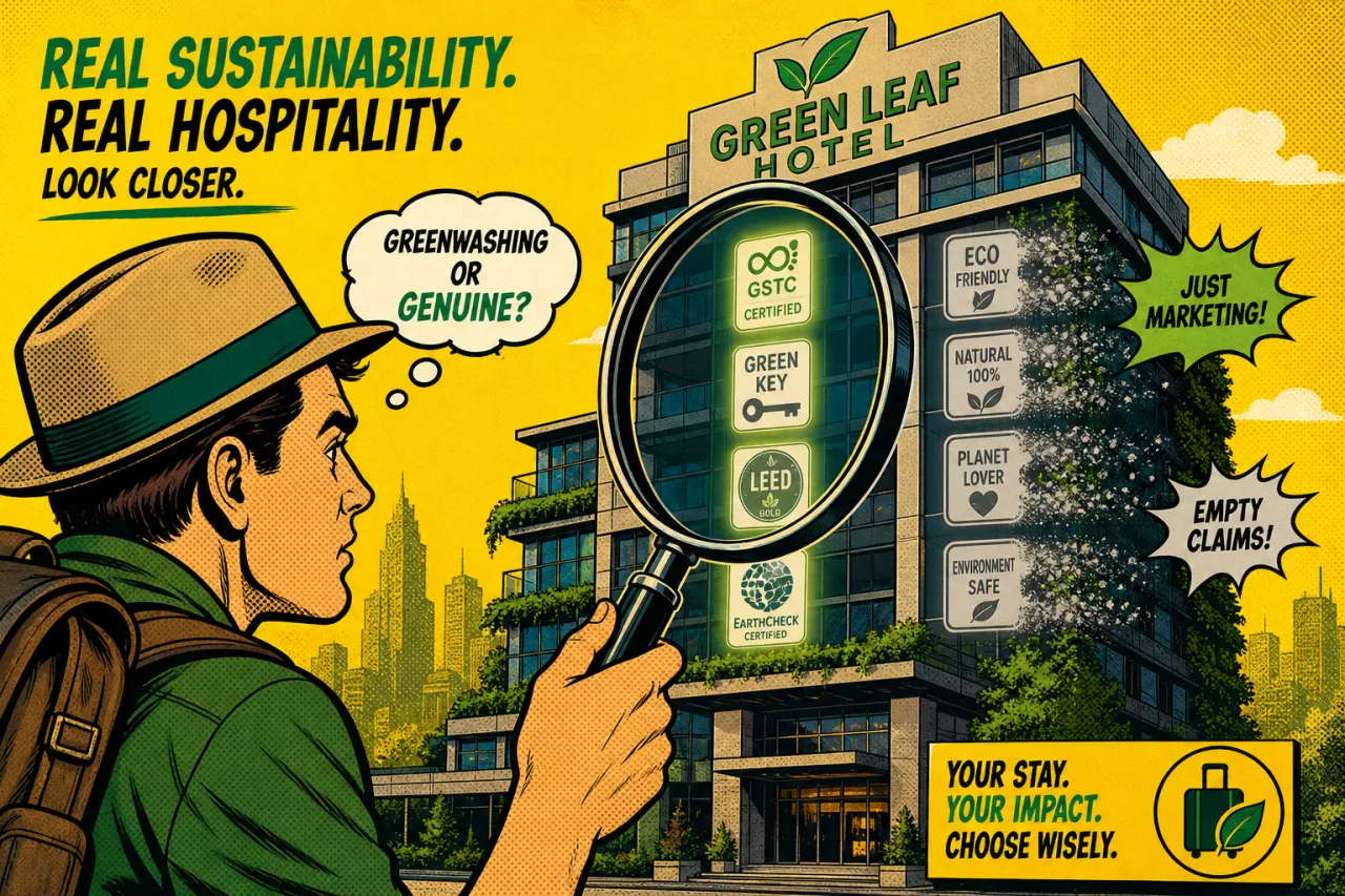 Greenwashing erkennen: So wählst du wirklich nachhaltige Hotels