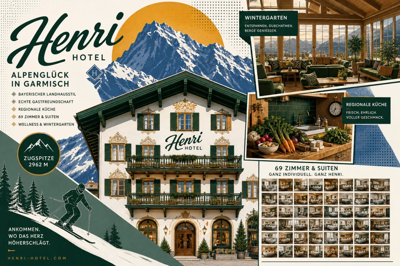 Henri Hotel Garmisch-Partenkirchen eröffnet am 6. Juli 2026