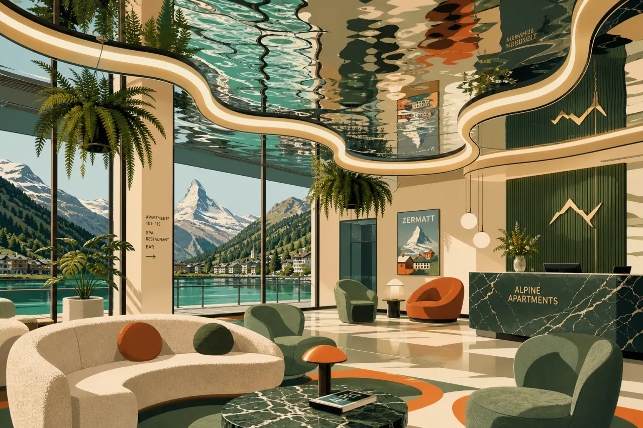 Hop Apartments & Suites: Interlaken denkt Interior neu