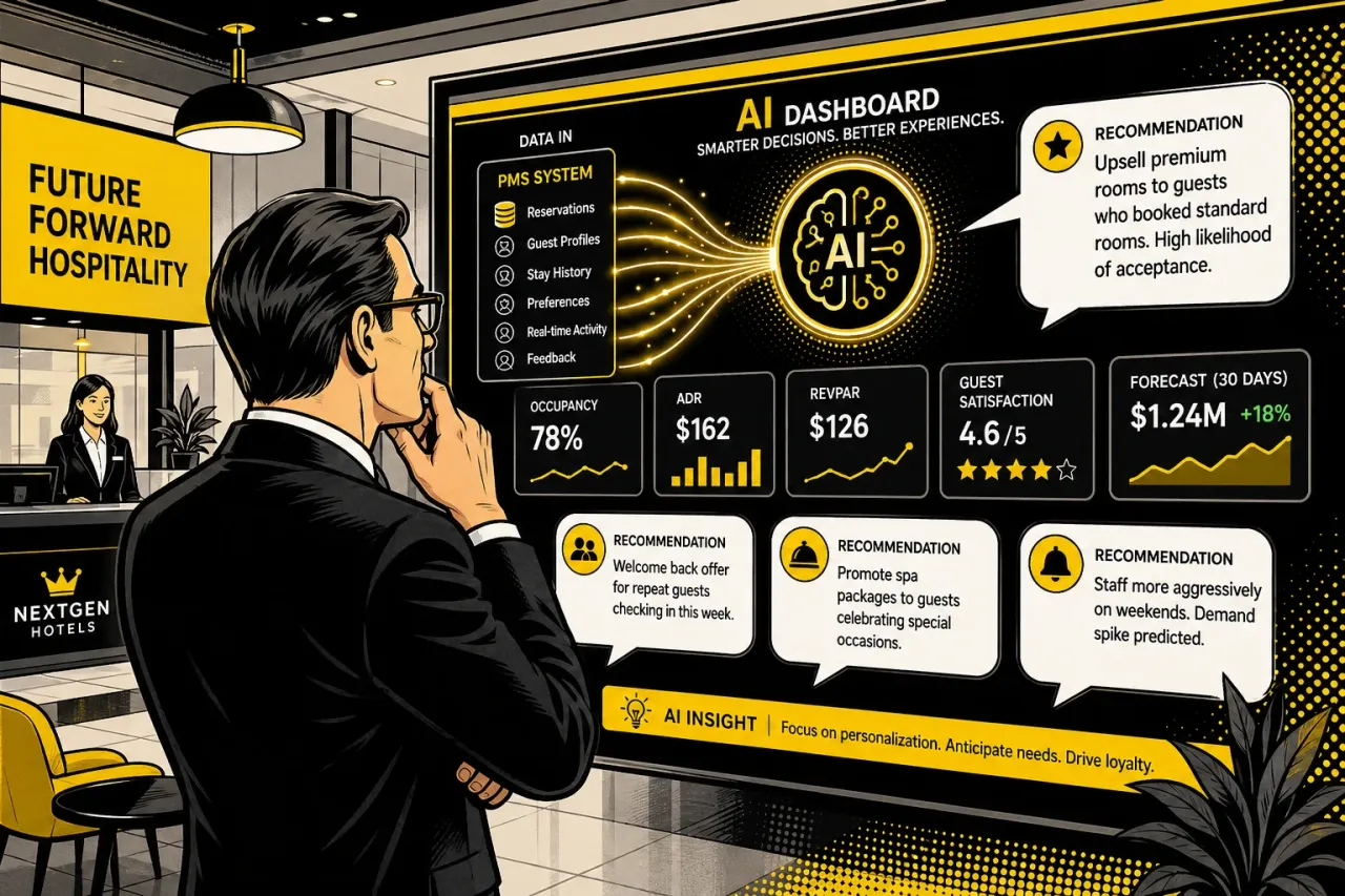 Hotel Business Intelligence 2026: KI statt Excel-Reports