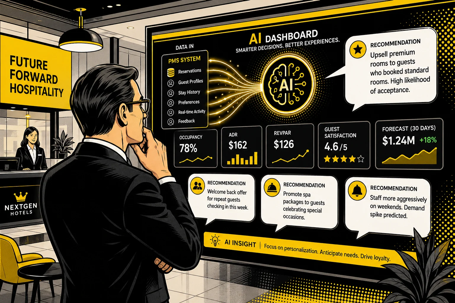 Hotel Business Intelligence 2026: KI statt Excel-Reports