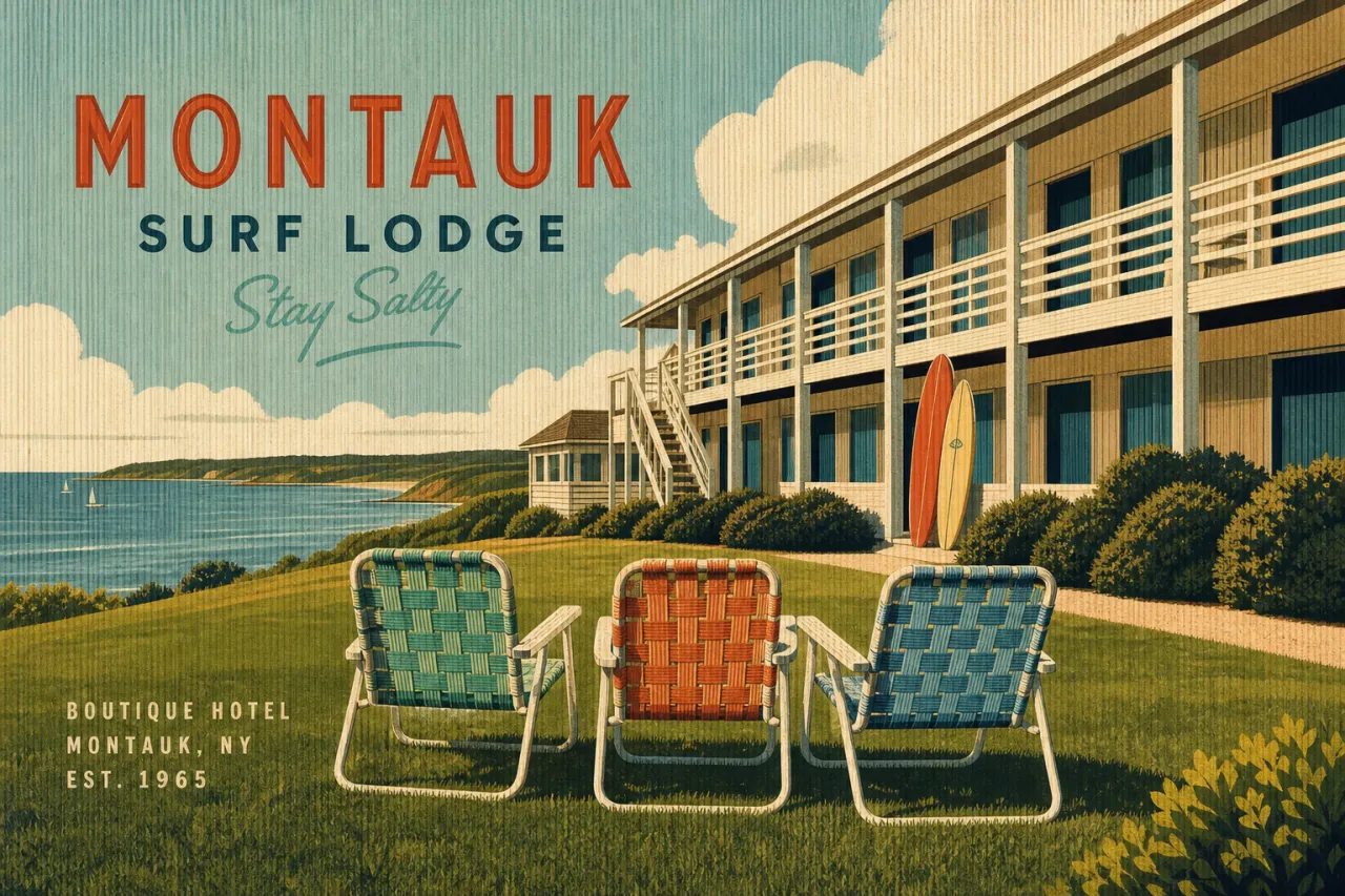 Hotel Corduroy: Surf-Nostalgie trifft Boutique-Hotel in Montauk