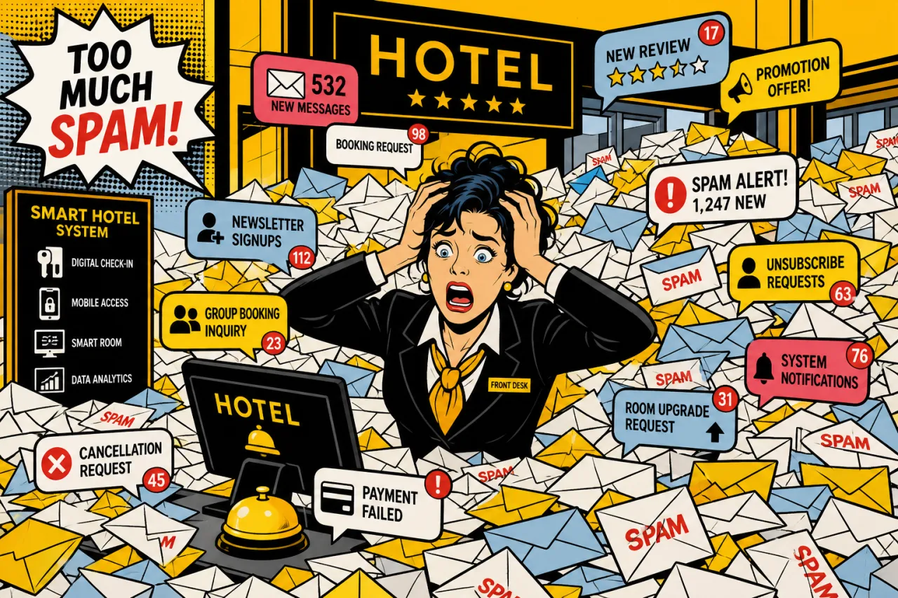 Hotel-CRM 2026: Warum mehr E-Mails weniger bringen
