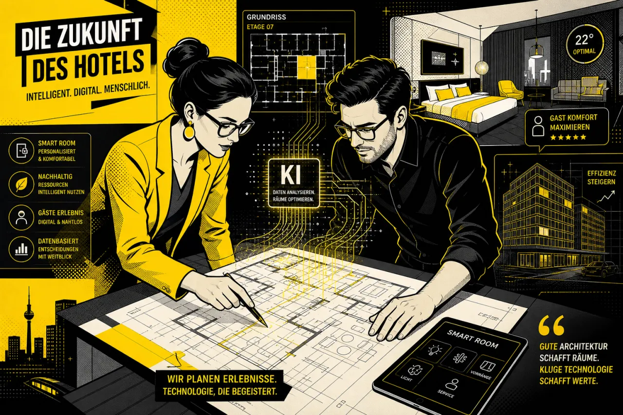 Hotel-Design und Technologie: Warum beides zusammen geplant werden muss