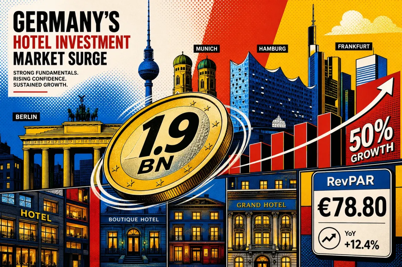 Hotelinvestments in Deutschland: 1,9 Mrd. Euro in 2025