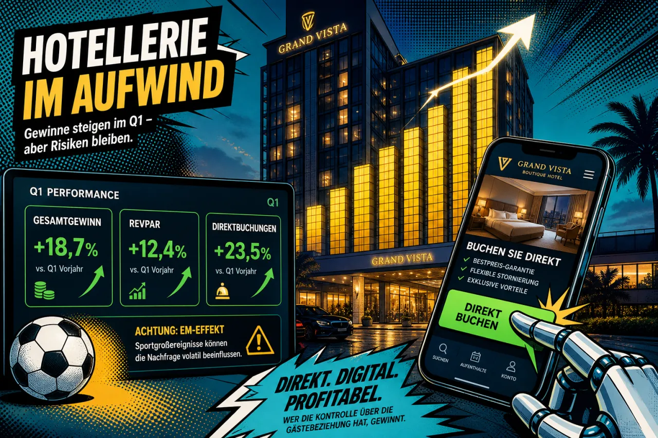 Hotels melden starke Zahlen, Q2 bleibt heikel