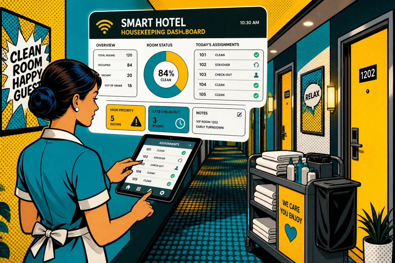 Housekeeping-Software: Weniger Chaos, saubere Zimmer