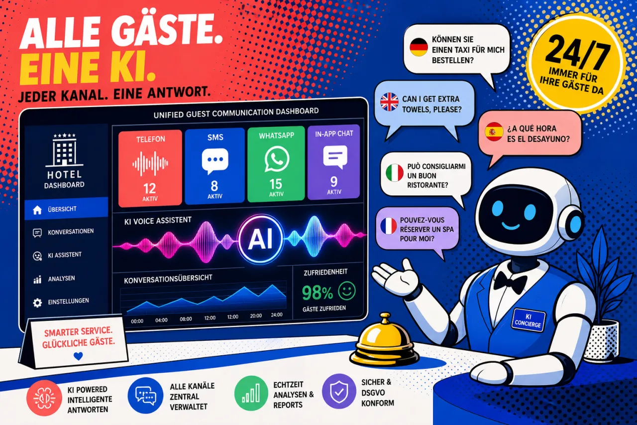 Innspire und EHVA.ai: KI-Telefonie für Hotels weltweit