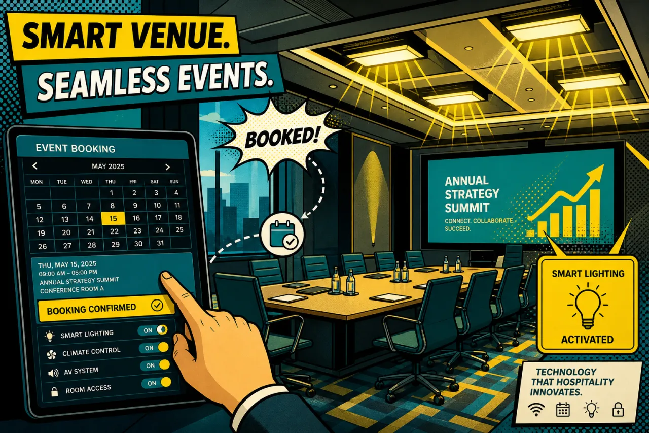 iVvy und Lightwave steuern Energie automatisch nach Eventplan