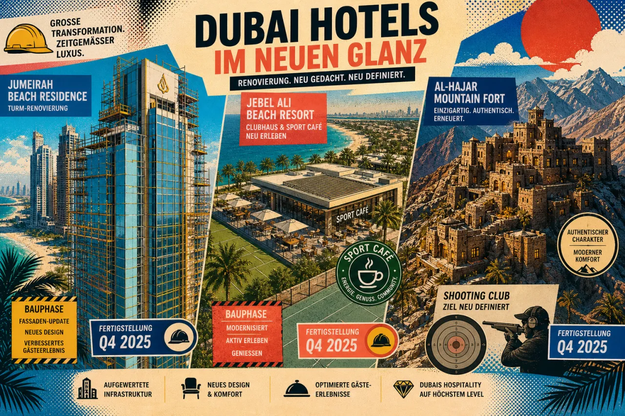 JA Resorts & Hotels: Umbau quer durch Dubai