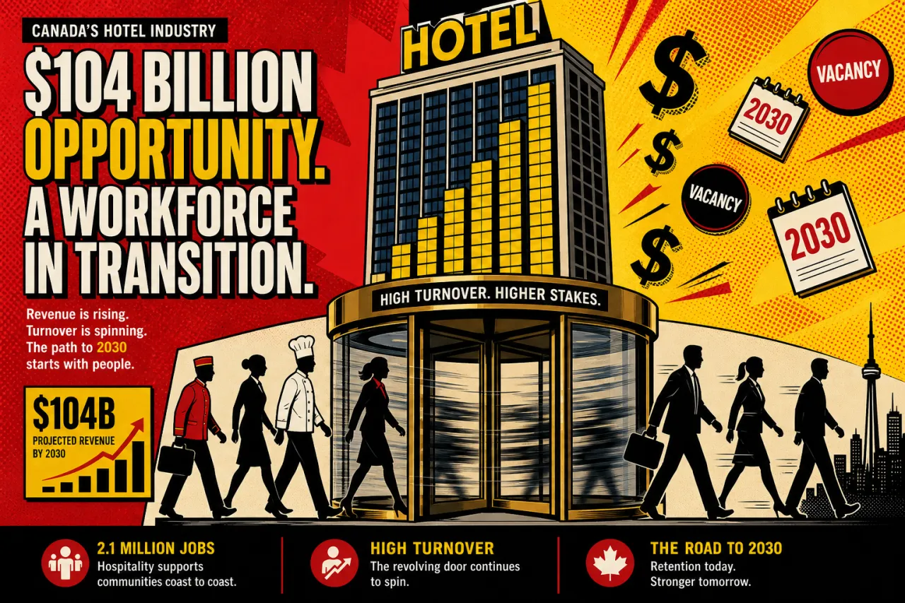 Kanadas Hospitality-Arbeitsmarkt: Boom und Fluktuation bis 2030