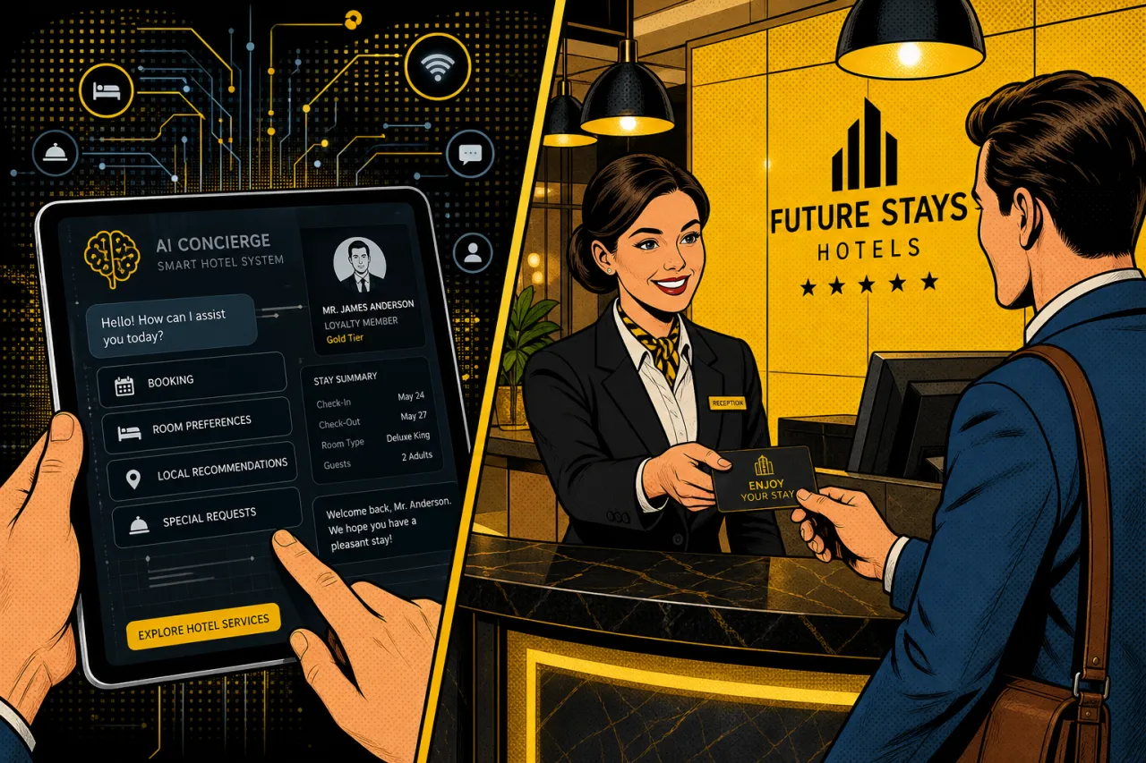 KI in 11 von 19 Hoteltasks: Wo der Mensch bleibt