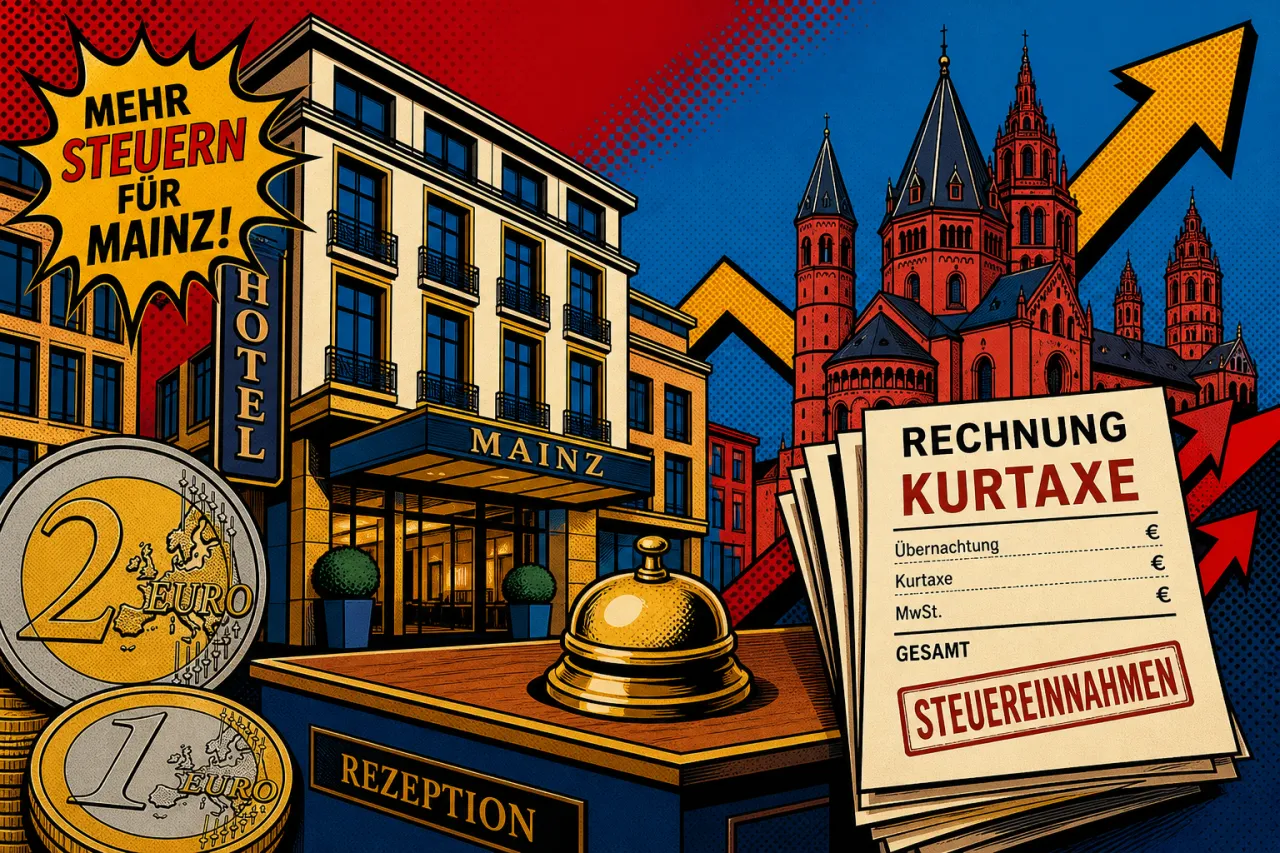 Mainzer Stadtrat beschließt Bettensteuer ab Juli 2026