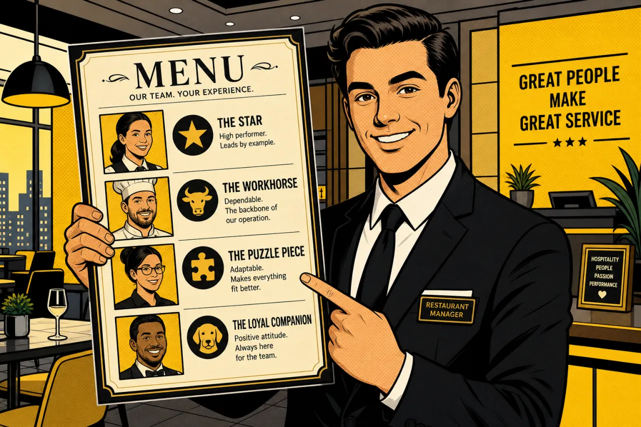 Menu Engineering für dein Team: Sterne, Kühe, Rätsel und Hunde