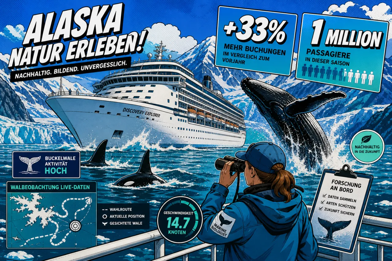 MSC testet Whale-Tracking in Alaska