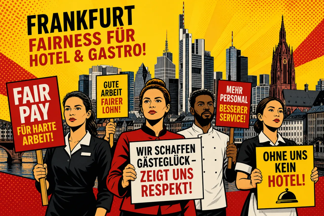 NGG droht mit Rekordstreiks in Hessens Gastgewerbe